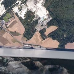 Flugwegposition um 14:03:31: Aufgenommen in der Nähe von Amberg-Sulzbach, Deutschland in 2158 Meter